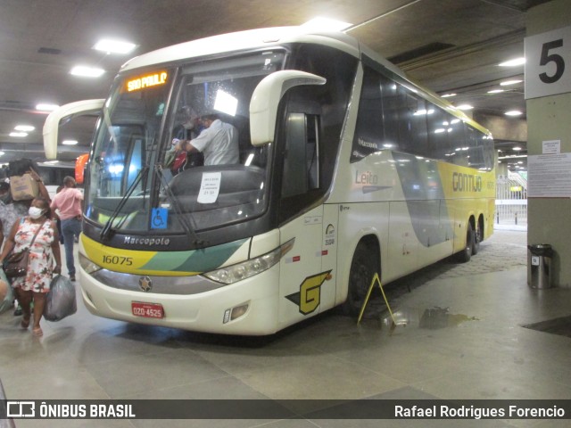 Empresa Gontijo de Transportes 16075 na cidade de Belo Horizonte, Minas Gerais, Brasil, por Rafael Rodrigues Forencio. ID da foto: 9968367.