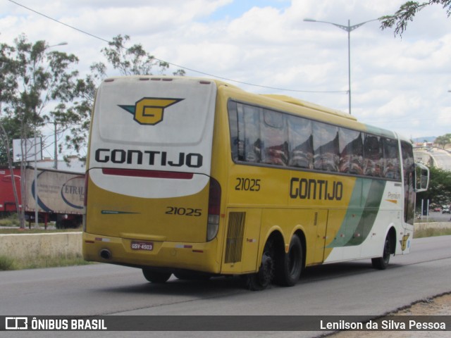 Empresa Gontijo de Transportes 21025 na cidade de Caruaru, Pernambuco, Brasil, por Lenilson da Silva Pessoa. Número da foto: #9968171.
