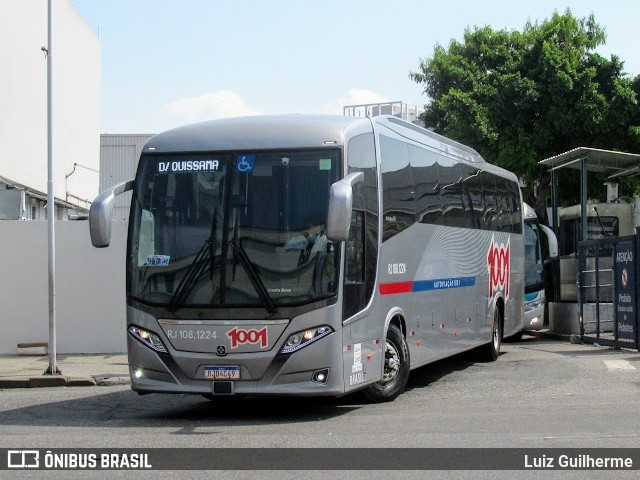 Auto Viação 1001 RJ 108.1224 na cidade de Rio de Janeiro, Rio de Janeiro, Brasil, por Luiz Guilherme. ID da foto: 9967493.