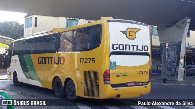 Empresa Gontijo de Transportes 17275 na cidade de Belo Horizonte, Minas Gerais, Brasil, por Paulo Alexandre da Silva. ID da foto: 9968195.