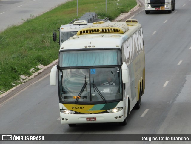 Empresa Gontijo de Transportes 14290 na cidade de Belo Horizonte, Minas Gerais, Brasil, por Douglas Célio Brandao. ID da foto: 9969339.