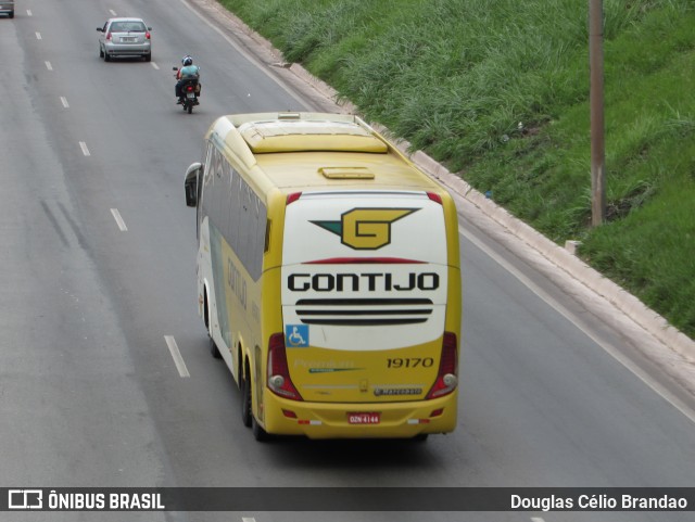 Empresa Gontijo de Transportes 19170 na cidade de Belo Horizonte, Minas Gerais, Brasil, por Douglas Célio Brandao. ID da foto: 9969060.