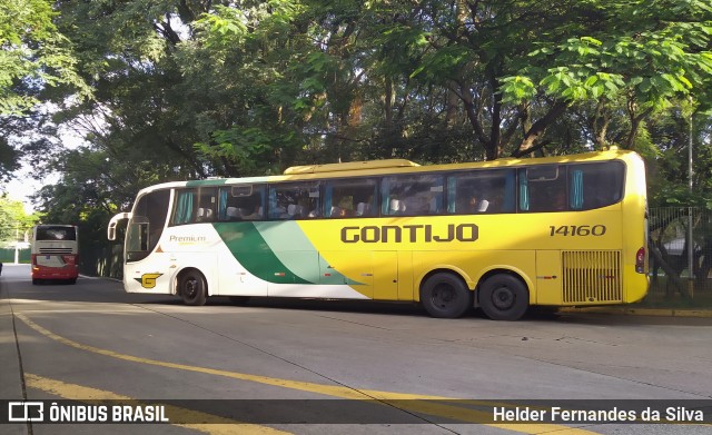 Empresa Gontijo de Transportes 14160 na cidade de São Paulo, São Paulo, Brasil, por Helder Fernandes da Silva. ID da foto: 9968109.