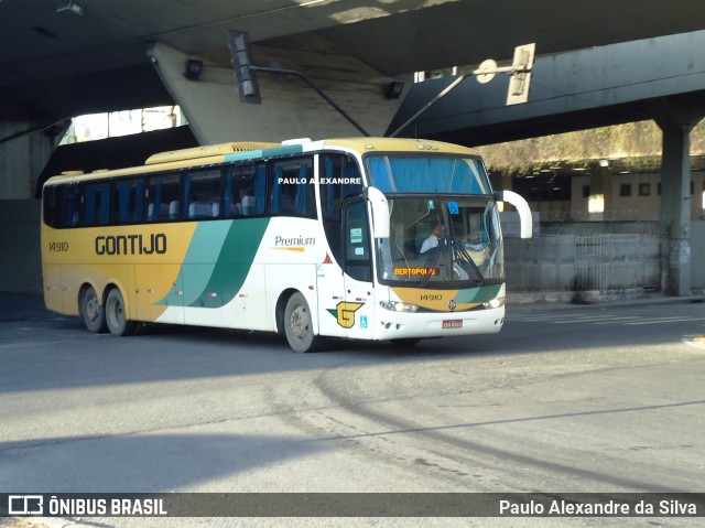 Empresa Gontijo de Transportes 14910 na cidade de Belo Horizonte, Minas Gerais, Brasil, por Paulo Alexandre da Silva. ID da foto: 9968201.