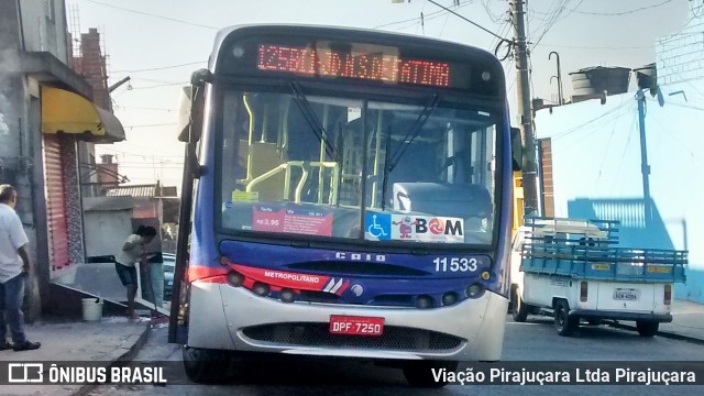 Viação Pirajuçara 11.533 na cidade de Embu das Artes, São Paulo, Brasil, por Viação Pirajuçara Ltda Pirajuçara. Número da foto: #9969427.