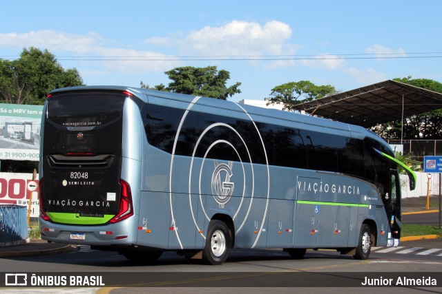 Viação Garcia 82048 na cidade de Bauru, São Paulo, Brasil, por Junior Almeida. ID da foto: 9968779.