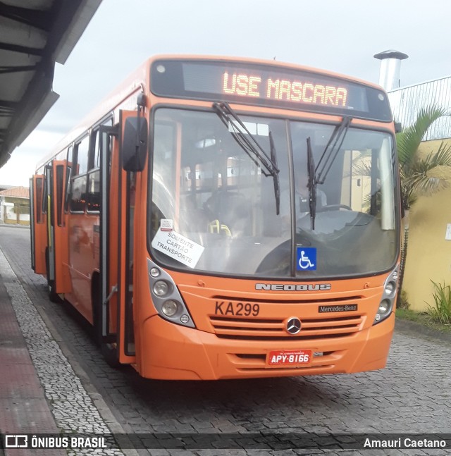 Viação Tamandaré KA299 na cidade de Curitiba, Paraná, Brasil, por Amauri Caetano. Número da foto: #9969306.