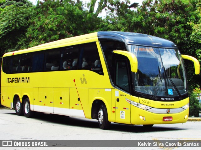 Viação Itapemirim 60085 na cidade de São Paulo, São Paulo, Brasil, por Kelvin Silva Caovila Santos. Número da foto: #9968968.