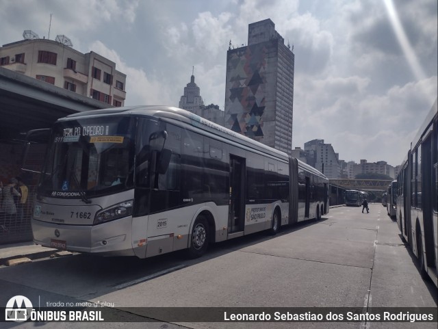 Viação Campo Belo 7 1662 na cidade de São Paulo, São Paulo, Brasil, por Leonardo Sebastiao dos Santos Rodrigues. ID da foto: 9969308.