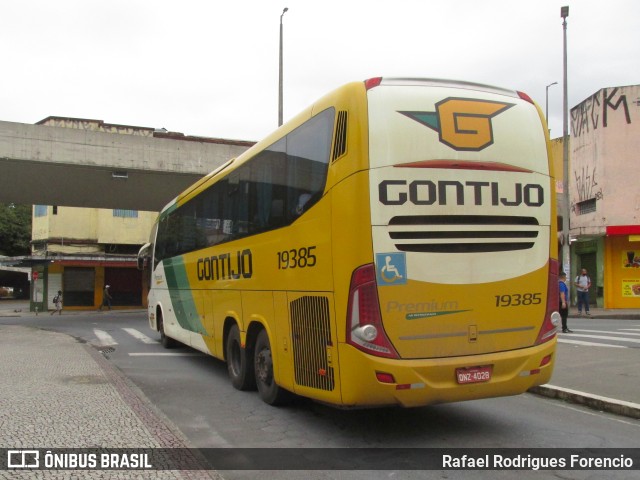 Empresa Gontijo de Transportes 19385 na cidade de Belo Horizonte, Minas Gerais, Brasil, por Rafael Rodrigues Forencio. ID da foto: 9968360.