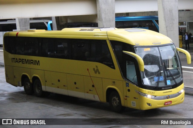 Viação Itapemirim 60083 na cidade de Curitiba, Paraná, Brasil, por RM Busologia. ID da foto: 9968695.