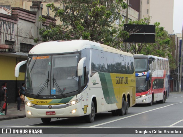 Empresa Gontijo de Transportes 16080 na cidade de Belo Horizonte, Minas Gerais, Brasil, por Douglas Célio Brandao. ID da foto: 9969481.