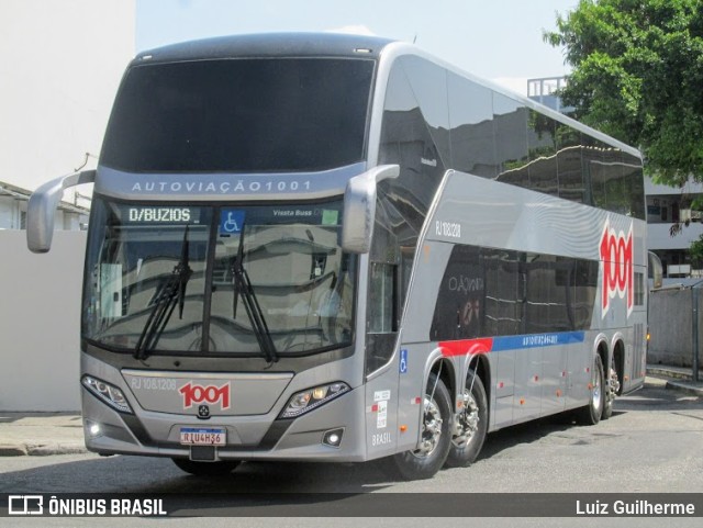 Auto Viação 1001 RJ 108.1208 na cidade de Rio de Janeiro, Rio de Janeiro, Brasil, por Luiz Guilherme. ID da foto: 9967620.