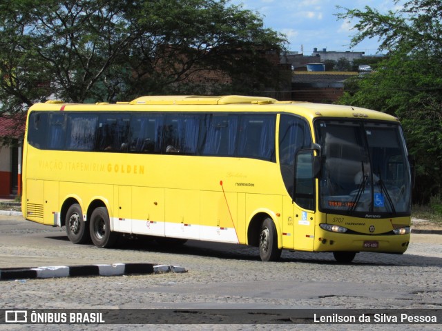 Viação Itapemirim 5707 na cidade de Caruaru, Pernambuco, Brasil, por Lenilson da Silva Pessoa. ID da foto: 10044669.