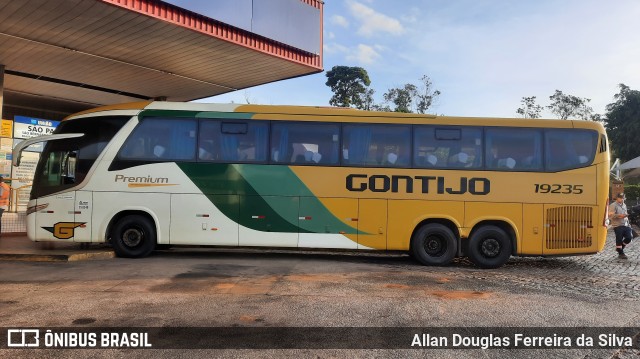 Empresa Gontijo de Transportes 19235 na cidade de João Monlevade, Minas Gerais, Brasil, por Allan Douglas Ferreira da Silva. Número da foto: #10045058.
