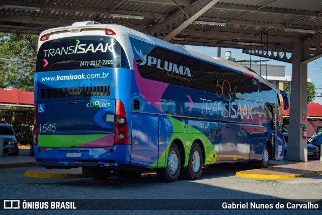 Trans Isaak Turismo 1545 na cidade de Resende, Rio de Janeiro, Brasil, por Gabriel Nunes de Carvalho. Número da foto: #10044069.
