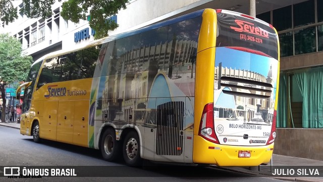 Severo Turismo 1560 na cidade de Porto Alegre, Rio Grande do Sul, Brasil, por JULIO SILVA. ID da foto: 10046220.