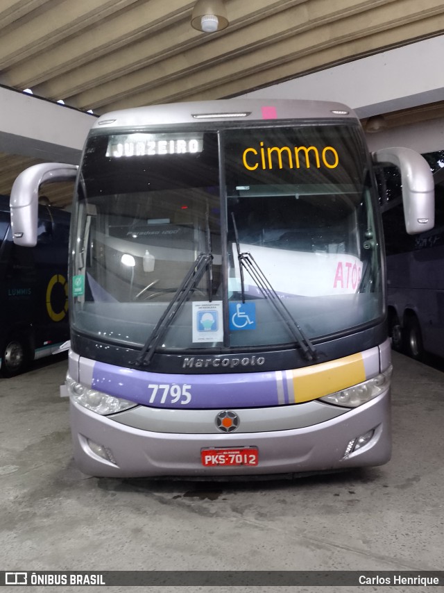 Rota Transportes Rodoviários 7795 na cidade de Salvador, Bahia, Brasil, por Carlos Henrique. Número da foto: #10043404.