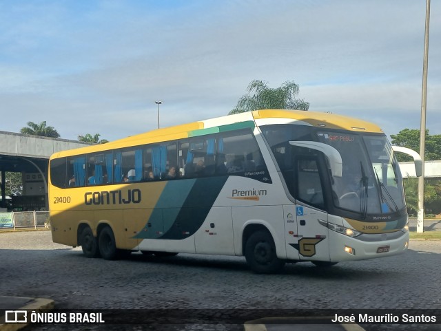 Empresa Gontijo de Transportes 21400 na cidade de Campos dos Goytacazes, Rio de Janeiro, Brasil, por José Maurílio Santos. Número da foto: #10043174.