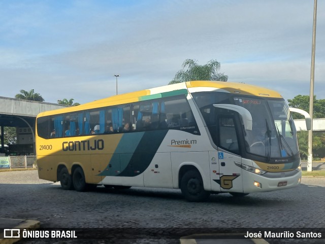 Empresa Gontijo de Transportes 21400 na cidade de Campos dos Goytacazes, Rio de Janeiro, Brasil, por José Maurílio Santos. ID da foto: 10043174.