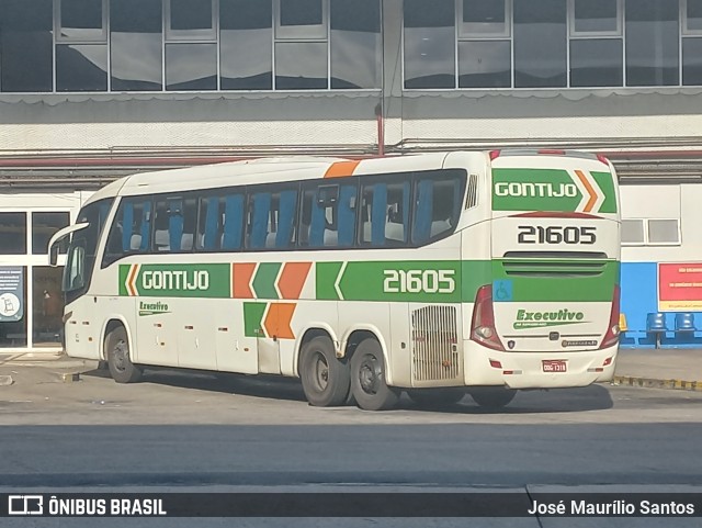 Empresa Gontijo de Transportes 21605 na cidade de Rio de Janeiro, Rio de Janeiro, Brasil, por José Maurílio Santos. Número da foto: #10045820.