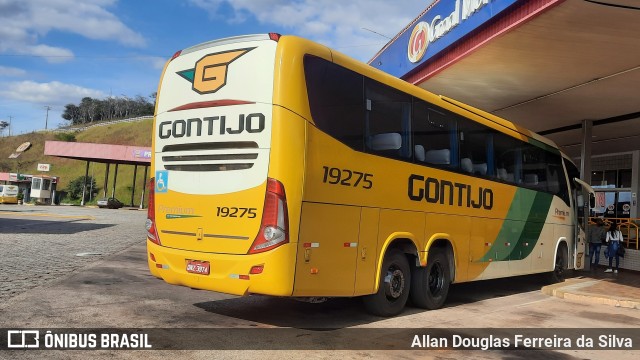 Empresa Gontijo de Transportes 19275 na cidade de João Monlevade, Minas Gerais, Brasil, por Allan Douglas Ferreira da Silva. Número da foto: #10043165.