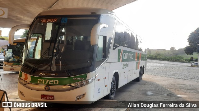 Empresa Gontijo de Transportes 21720 na cidade de João Monlevade, Minas Gerais, Brasil, por Allan Douglas Ferreira da Silva. Número da foto: #10045019.