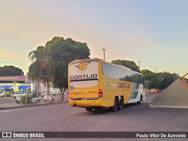 Empresa Gontijo de Transportes 14025 na cidade de Uberaba, Minas Gerais, Brasil, por Paulo Vitor De Azevedo. Número da foto: #10045294.