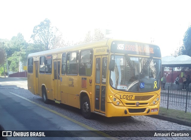 Araucária Transportes Coletivos LC017 na cidade de Curitiba, Paraná, Brasil, por Amauri Caetano. ID da foto: 10045751.