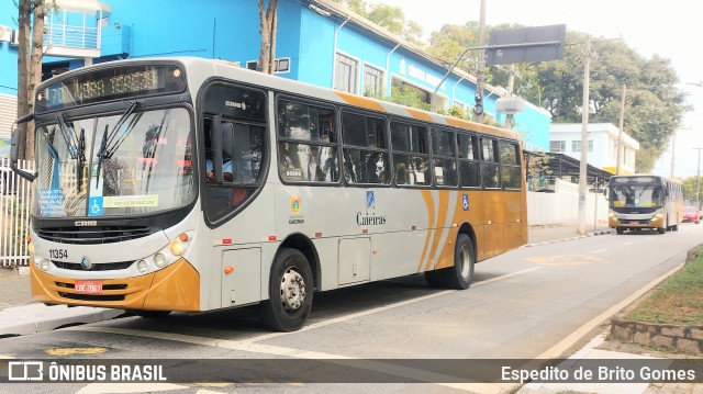 Viação Cidade de Caieiras 11354 na cidade de Caieiras, São Paulo, Brasil, por Espedito de Brito Gomes. ID da foto: 10047589.