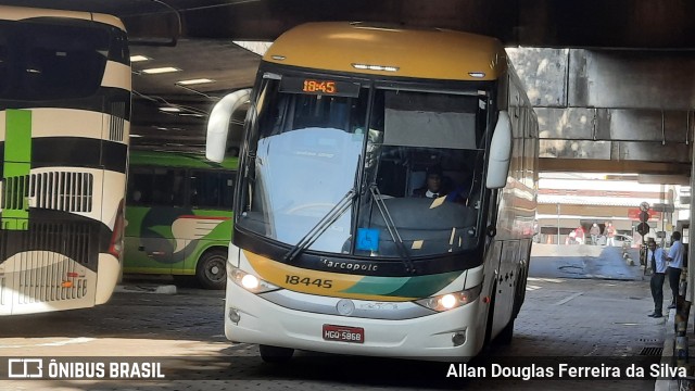 Empresa Gontijo de Transportes 18445 na cidade de Belo Horizonte, Minas Gerais, Brasil, por Allan Douglas Ferreira da Silva. Número da foto: #10048565.