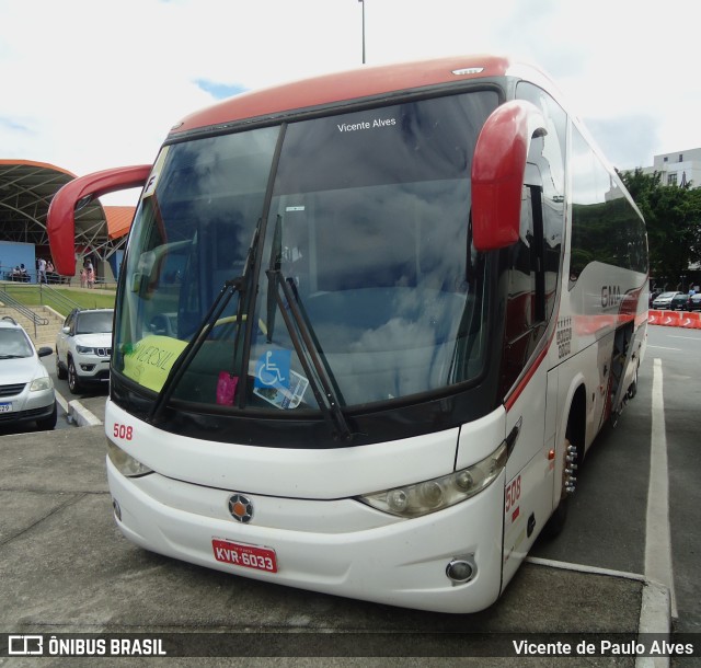 GMA Transportes 508 na cidade de Aparecida, São Paulo, Brasil, por Vicente de Paulo Alves. ID da foto: 10046819.