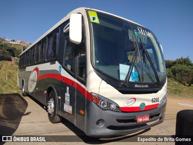 Viação Mimo 6290 na cidade de Franco da Rocha, São Paulo, Brasil, por Espedito de Brito Gomes. Número da foto: #10047596.