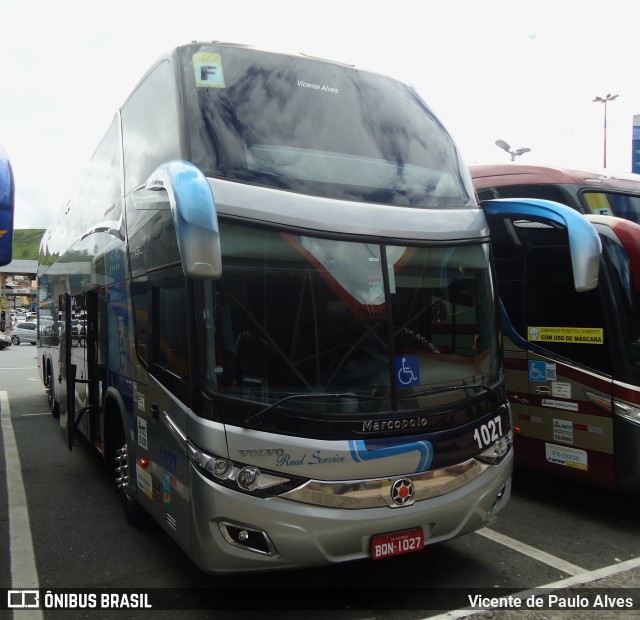 Real Service Turismo 1027 na cidade de Aparecida, São Paulo, Brasil, por Vicente de Paulo Alves. Número da foto: #10046817.