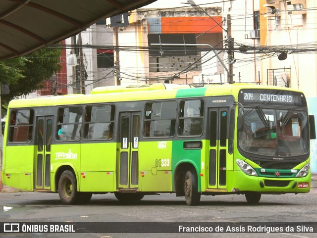 Viação Piauiense 01333 na cidade de Teresina, Piauí, Brasil, por Francisco de Assis Rodrigues da Silva. ID da foto: 10048638.