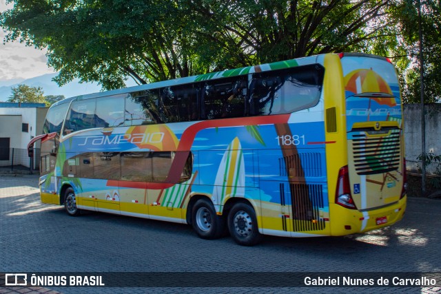 Viação Sampaio 11881 na cidade de Resende, Rio de Janeiro, Brasil, por Gabriel Nunes de Carvalho. Número da foto: #10046524.