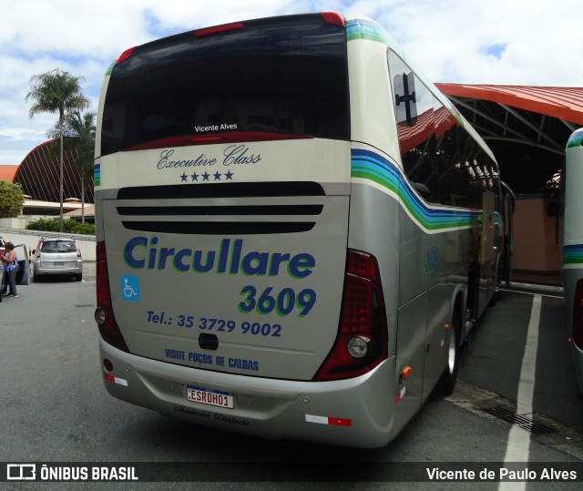 Auto Omnibus Circullare 3609 na cidade de Aparecida, São Paulo, Brasil, por Vicente de Paulo Alves. ID da foto: 10046809.