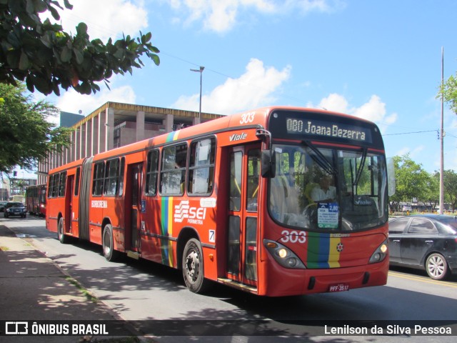 Borborema Imperial Transportes 303 na cidade de Recife, Pernambuco, Brasil, por Lenilson da Silva Pessoa. ID da foto: 10047615.