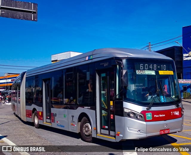 Viação Campo Belo 7 1844 na cidade de São Paulo, São Paulo, Brasil, por Felipe Goncalves do Vale. Número da foto: #10048150.