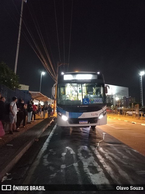 VUG - Viação Urbana Guarulhos 1379 na cidade de Guarulhos, São Paulo, Brasil, por Olavo Souza. Número da foto: #10047196.