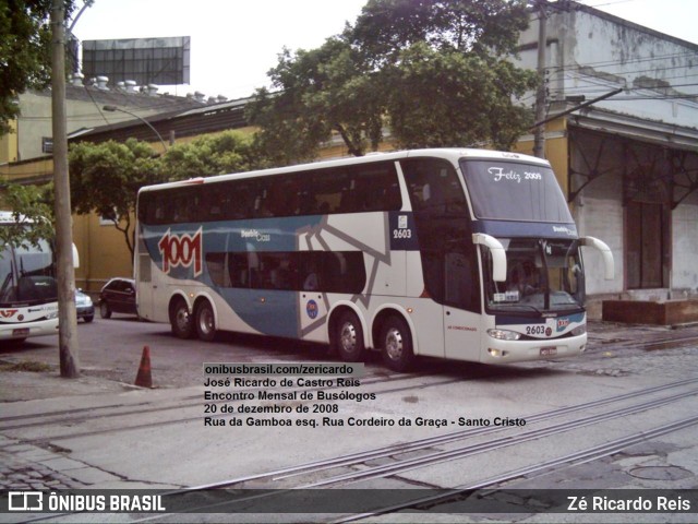 Auto Viação 1001 2603 na cidade de Rio de Janeiro, Rio de Janeiro, Brasil, por Zé Ricardo Reis. ID da foto: 10047841.