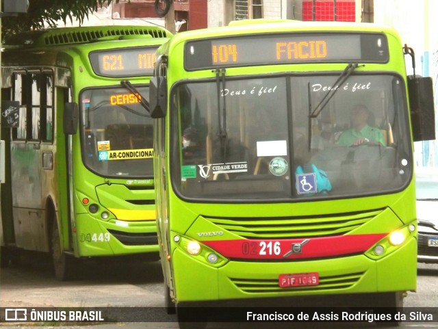 Transporte Coletivo Cidade Verde 02216 na cidade de Teresina, Piauí, Brasil, por Francisco de Assis Rodrigues da Silva. Número da foto: #10048628.