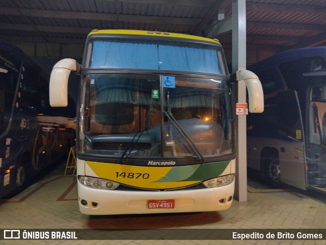 Cia. São Geraldo de Viação 14870 na cidade de Roseira, São Paulo, Brasil, por Espedito de Brito Gomes. ID da foto: 10047650.