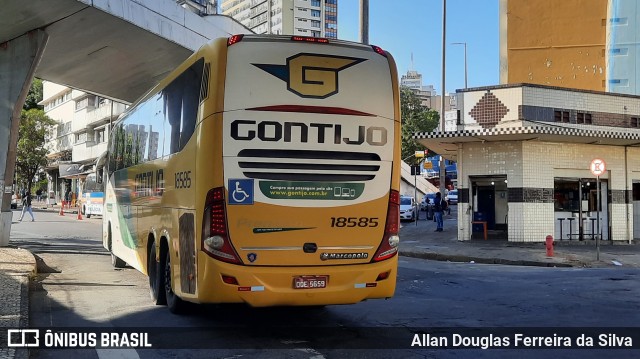 Empresa Gontijo de Transportes 18585 na cidade de Belo Horizonte, Minas Gerais, Brasil, por Allan Douglas Ferreira da Silva. Número da foto: #10048484.