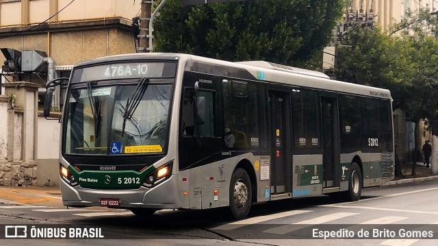 Via Sudeste Transportes S.A. 5 2012 na cidade de São Paulo, São Paulo, Brasil, por Espedito de Brito Gomes. Número da foto: #10049279.