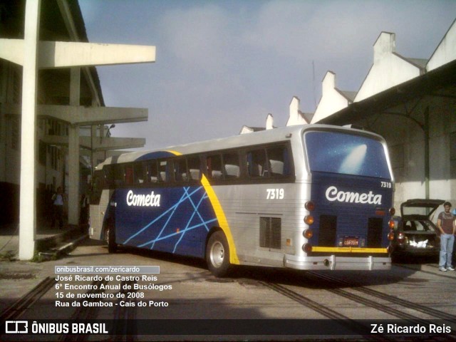 Viação Cometa 7319 na cidade de Rio de Janeiro, Rio de Janeiro, Brasil, por Zé Ricardo Reis. Número da foto: #10047835.