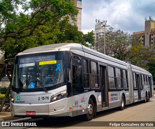 Sambaíba Transportes Urbanos 2 1576 na cidade de São Paulo, São Paulo, Brasil, por Felipe Goncalves do Vale. Número da foto: #10048112.