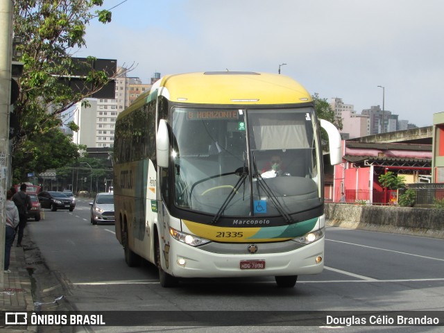 Empresa Gontijo de Transportes 21335 na cidade de Belo Horizonte, Minas Gerais, Brasil, por Douglas Célio Brandao. ID da foto: 9971601.