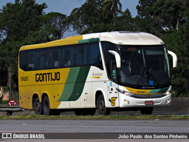 Empresa Gontijo de Transportes 19120 na cidade de Jacareí, São Paulo, Brasil, por João Paulo  dos Santos Pinheiro. ID da foto: 9970824.