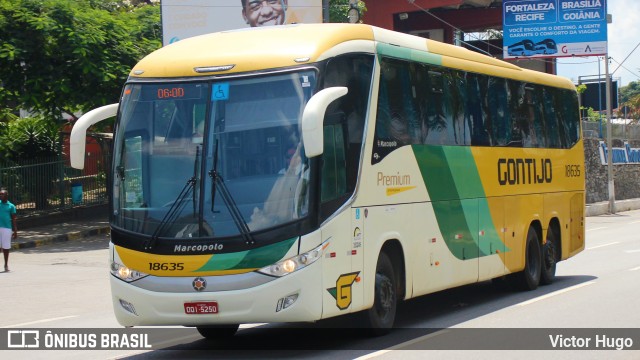 Empresa Gontijo de Transportes 18635 na cidade de Feira de Santana, Bahia, Brasil, por Victor Hugo. Número da foto: #9971450.